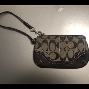 Vintage coach wristlet